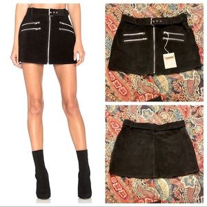 COPY - Hot🔥 REVOLVE x UNDERSTATED LEATHER City Slicker Skirt Suede S